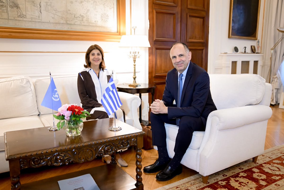 Συνάντηση Ολγκίν με Γεραπετρίτη στην Αθήνα για τα επόμενα βήματα στο Κυπριακό
