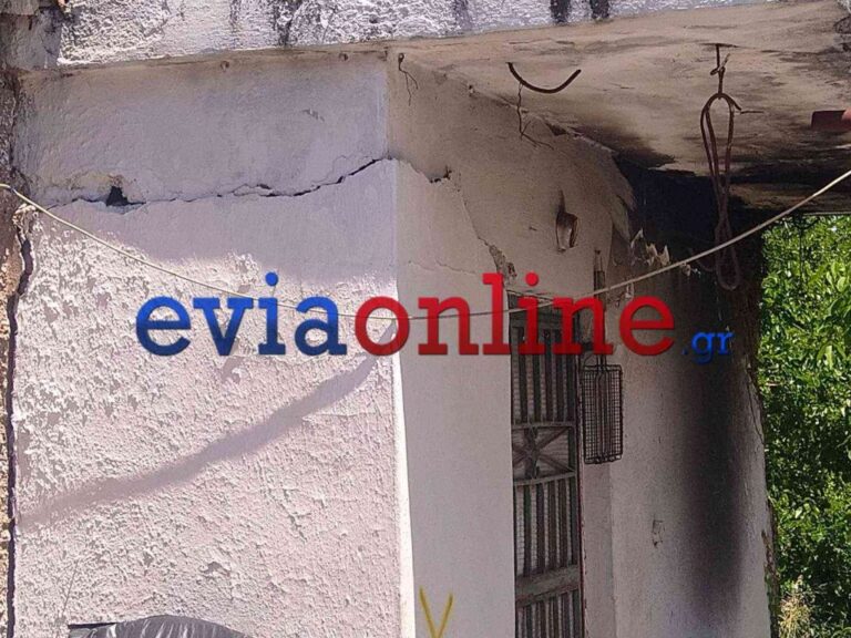 ΦΩΤΟ: Ζημιές σε σπίτια και κατολισθήσεις από τον ισχυρό σεισμό στην Εύβοια, δεν υπάρχουν τραυματισμοί