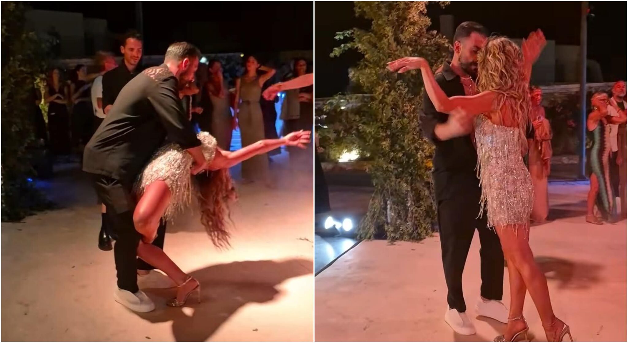 Μαρίνος Κόνσολος: Ο εντυπωσιακός χορός με την Αθηνά Οικονομάκου στο wedding party της (ΒΙΝΤΕΟ)