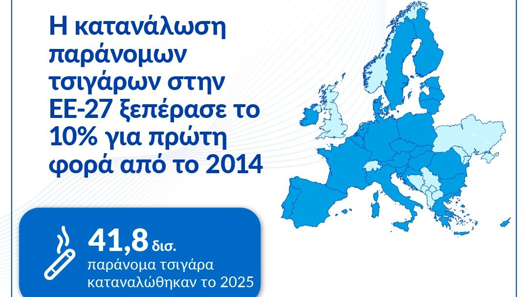 Έκθεση KPMG: Η Κύπρος συνεχίζει να καταγράφει αυξητική τάση κατανάλωσης παράνομων τσιγάρων