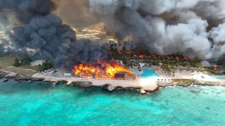Τραγικές εικόνες από φονική πυρκαγιά που ξέσπασε σε ξενοδοχείο της Δομινικανής Δημοκρατίας 