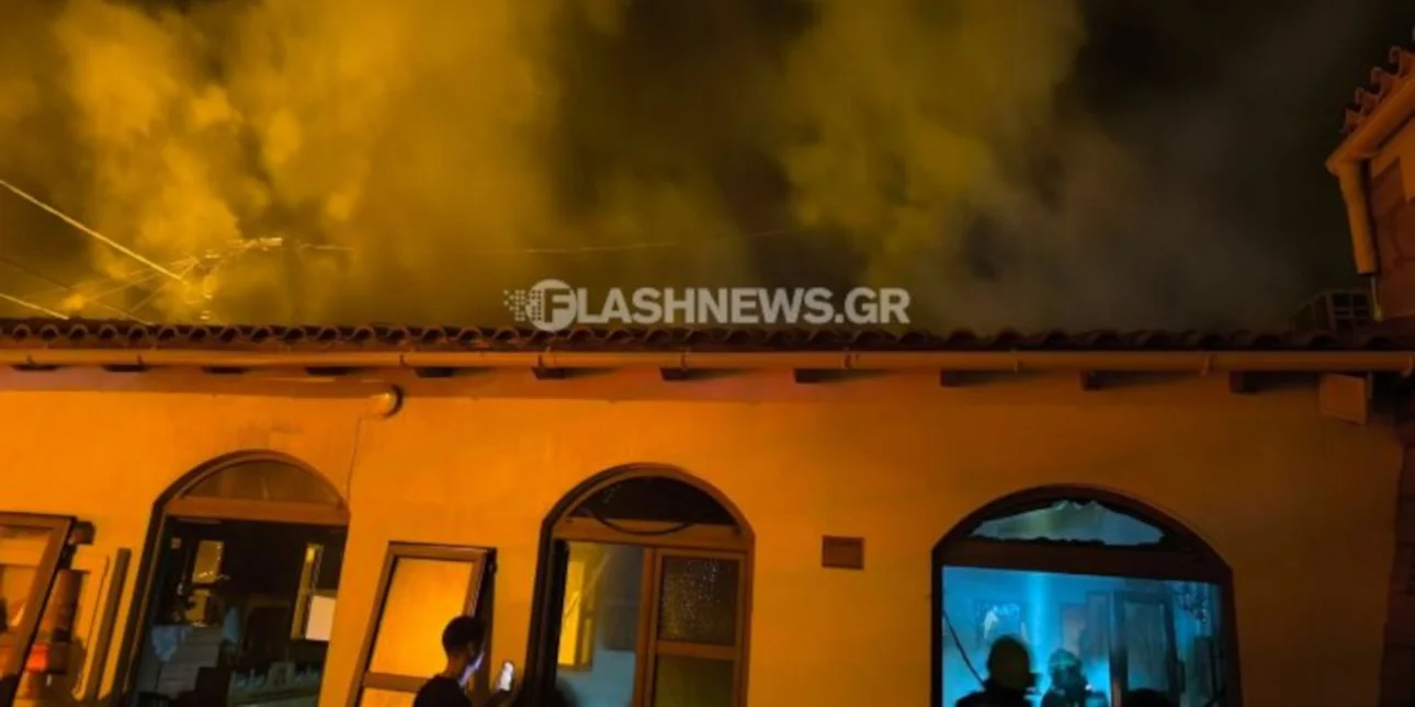 Φωτιά σε ιερό ναό στις Βασιλειές Ηρακλείου, κάηκαν εικόνες