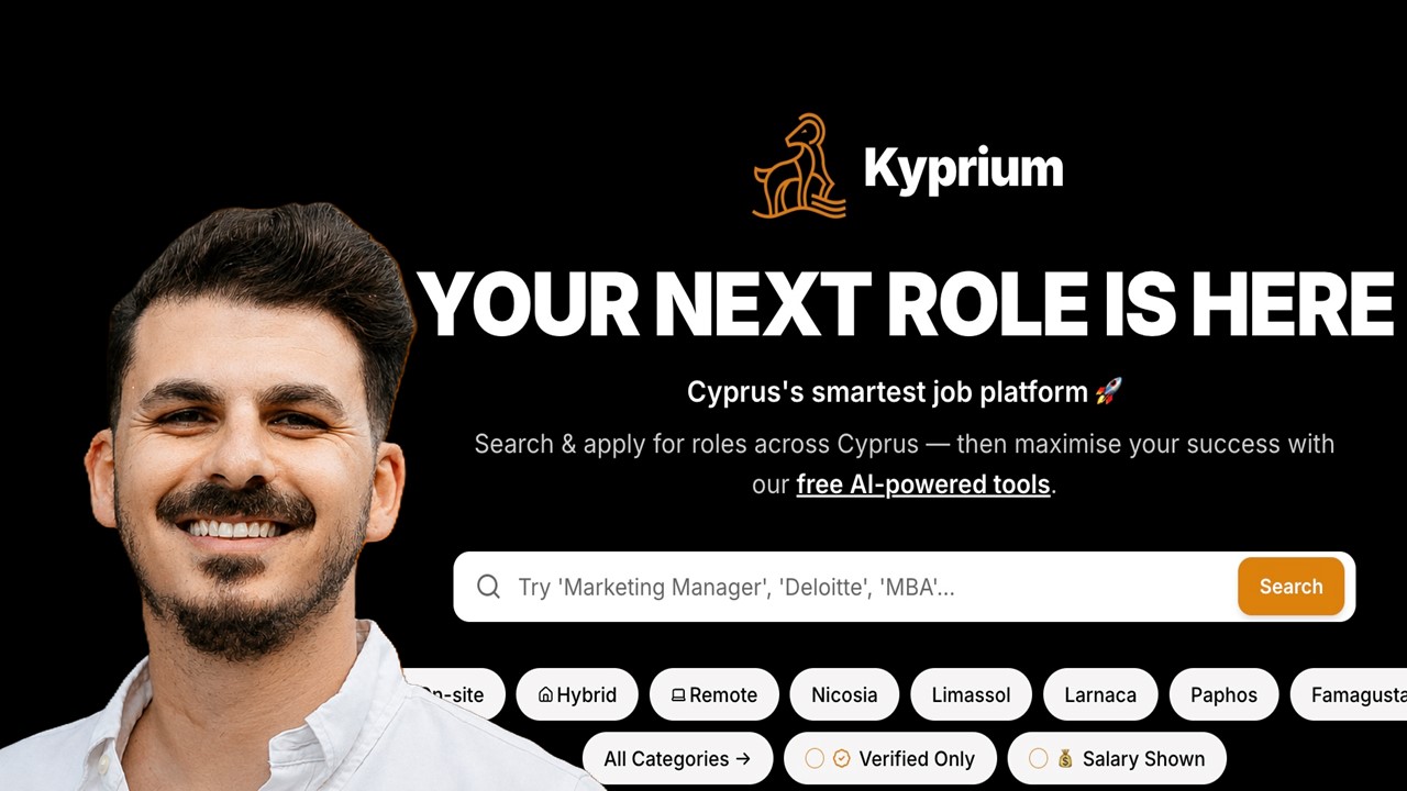 Kyprium: Η AI πλατφόρμα που αλλάζει τα δεδομένα στην εύρεση εργασίας