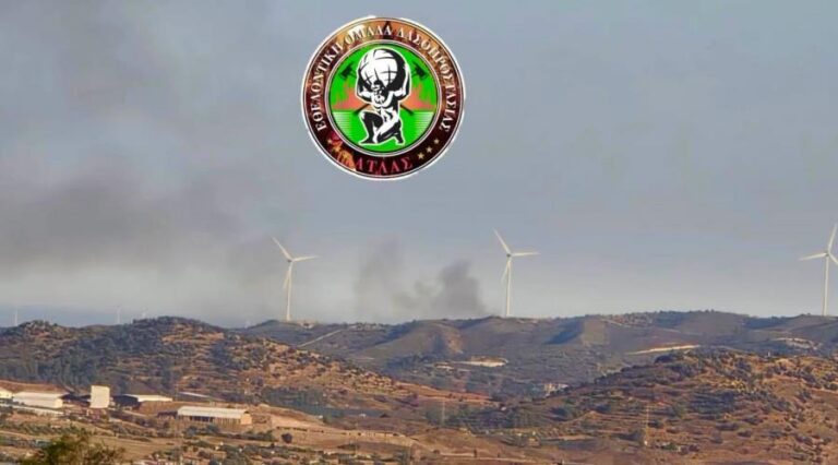 Στον αέρα πτητικά μέσα: Ξέσπασε πυρκαγιά στα Κλαυδιά (ΒΙΝΤΕΟ)