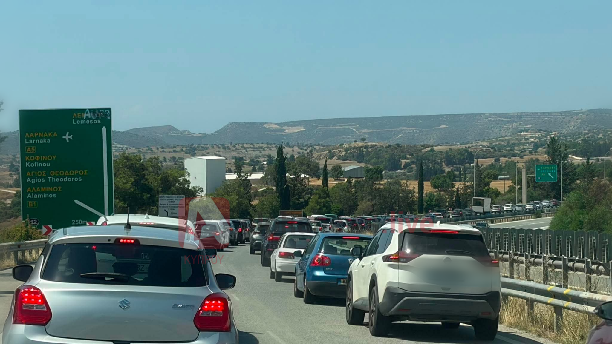 Κανονικά στην κυκλοφορία ο αυτοκινητόδρομος μετά το κυκλοφοριακό κομφούζιο