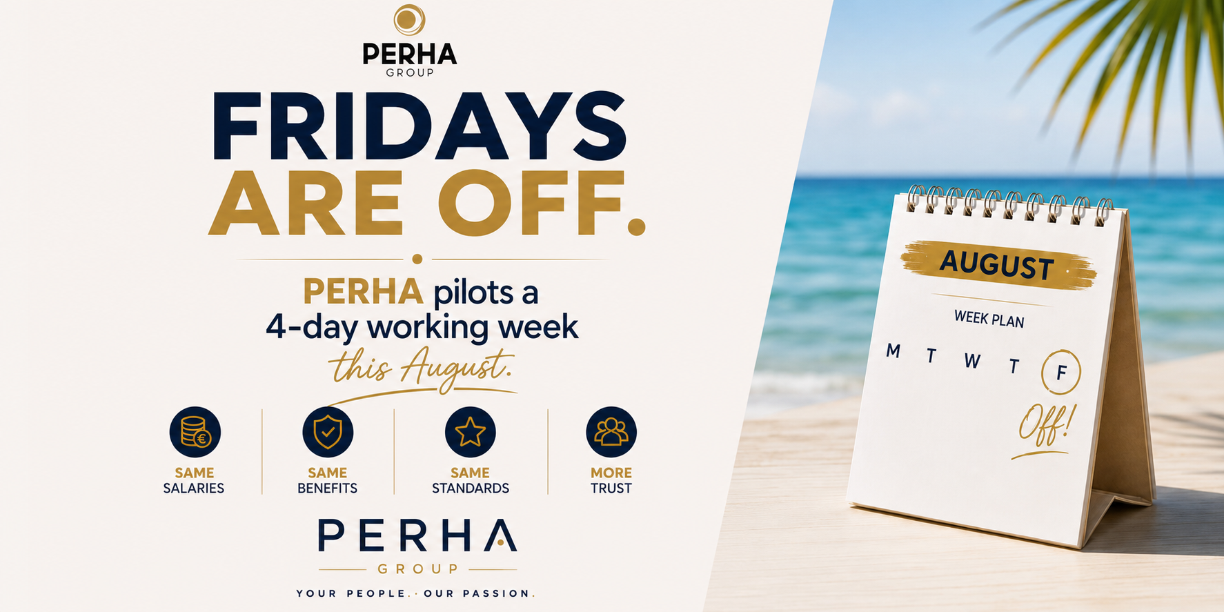 Η PERHA Group δοκιμάζει την τετραήμερη εργασία