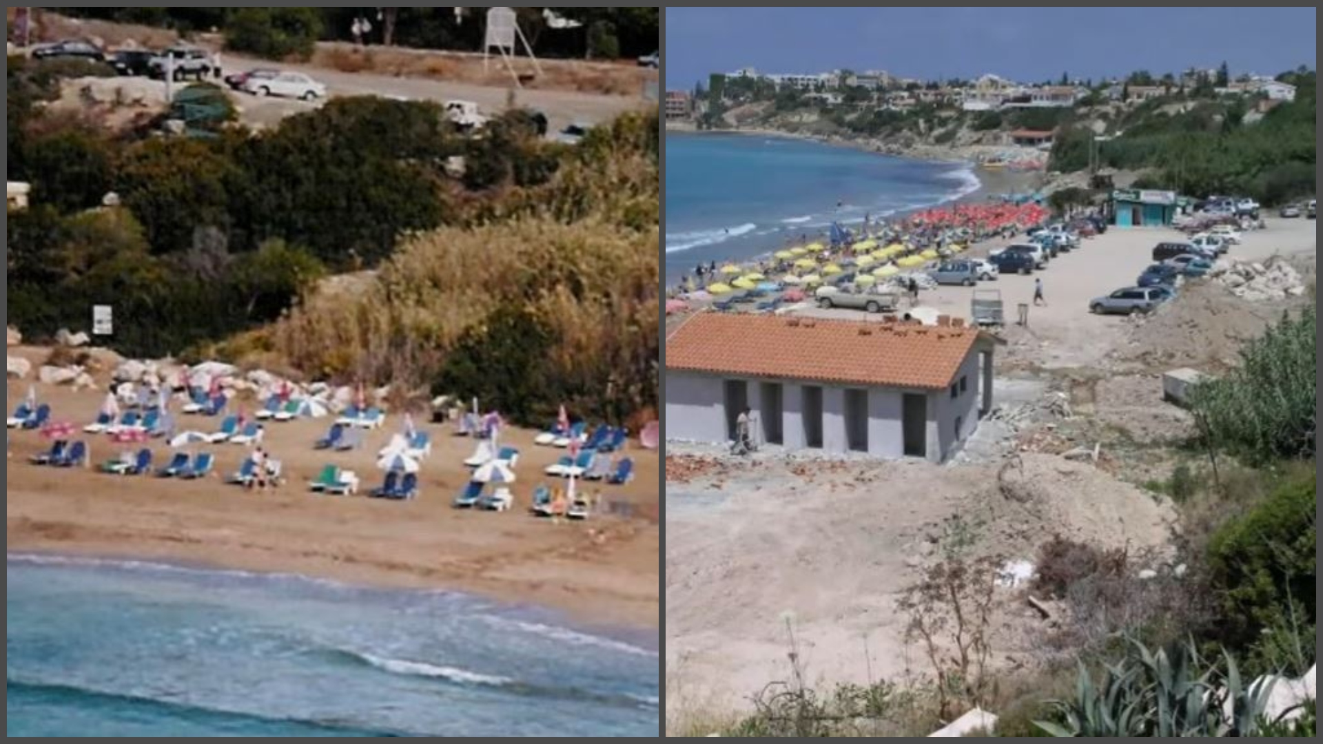 Coral Bay: Το πριν και το μετά της διάβρωσης στη δημοφιλέστερη παραλία της Πάφου