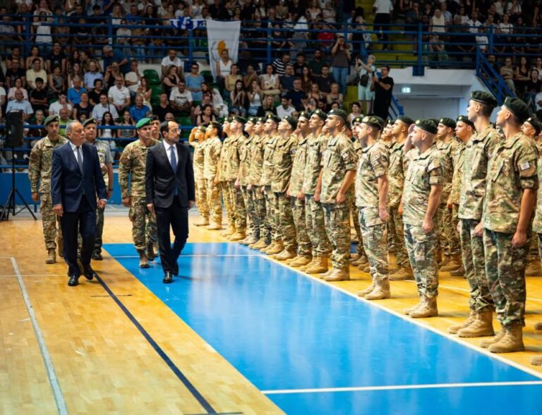 Χριστοδουλίδης προς νεοσύλλεκτους: «Να είστε υπερήφανοι για το προνόμιο και την τιμή που έχετε»