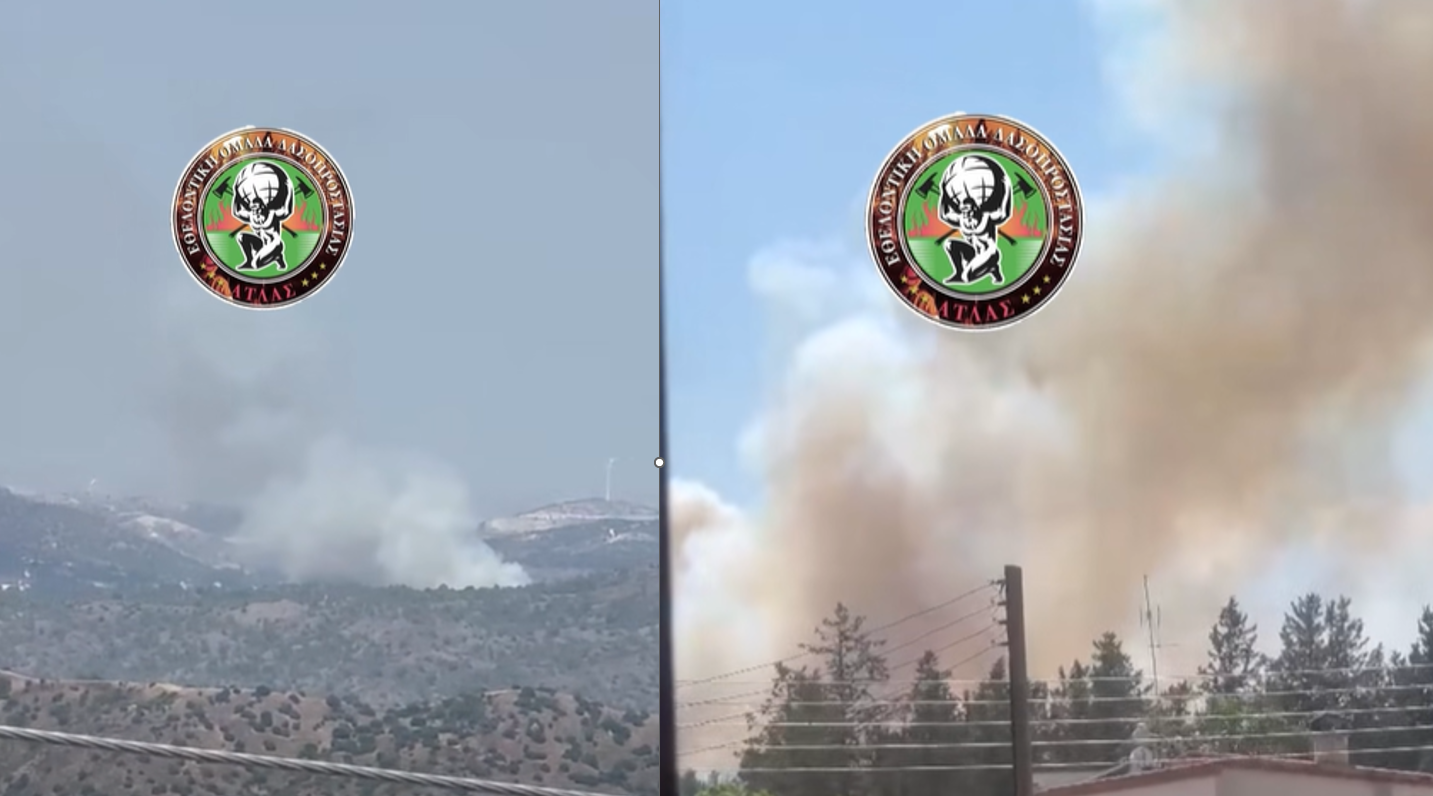 Συναγερμός στα Πυργά Λάρνακας, μεγάλη φωτιά σε εξέλιξη, στην μάχη και πτητικά (ΒΙΝΤΕΟ)