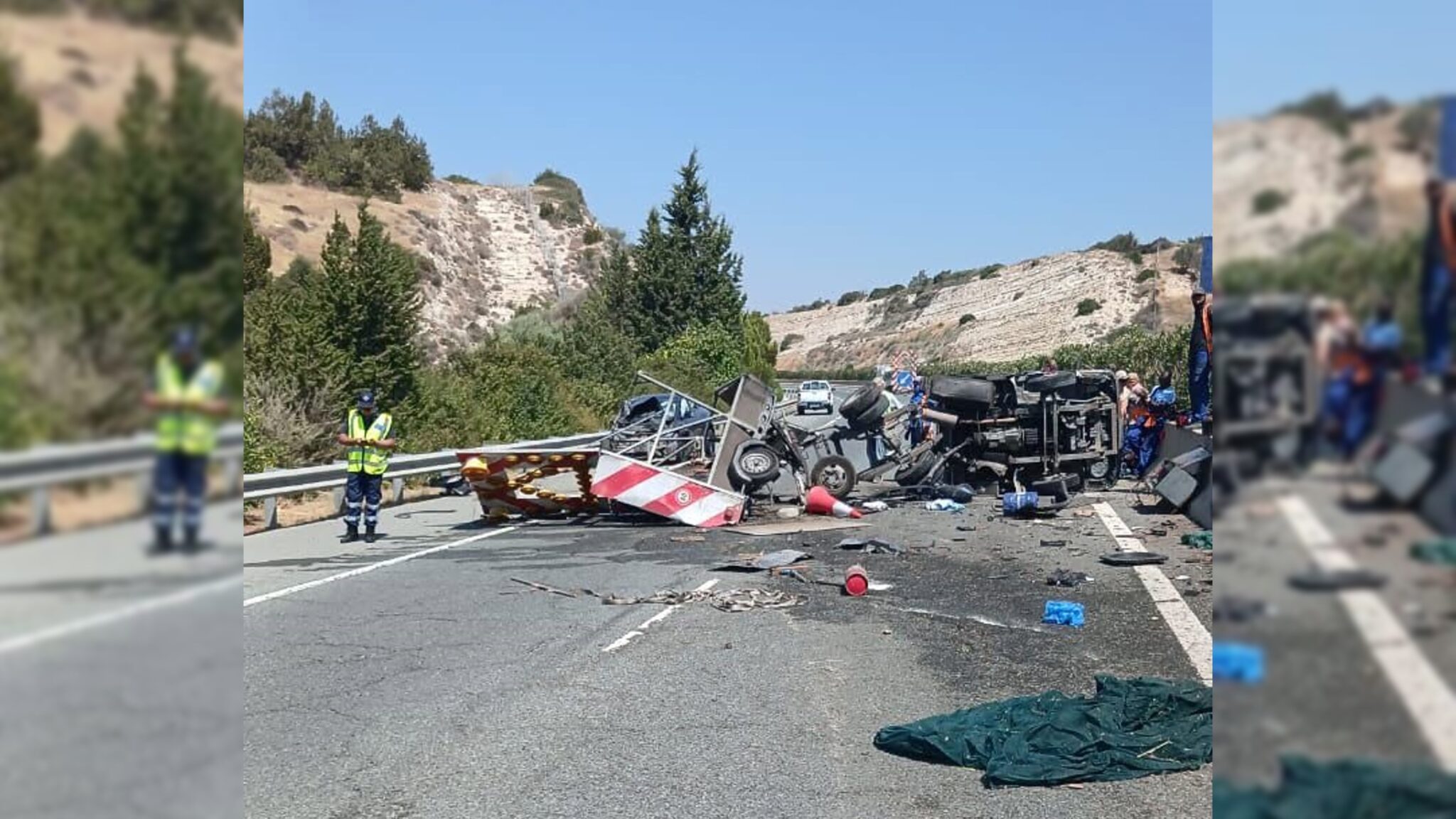 ΒΙΝΤΕΟ & ΦΩΤΟ: Συγκλονιστικές εικόνες από το σοβαρό τροχαίο στον αυτοκινητόδρομο, ένα άτομο στο νοσοκομείο