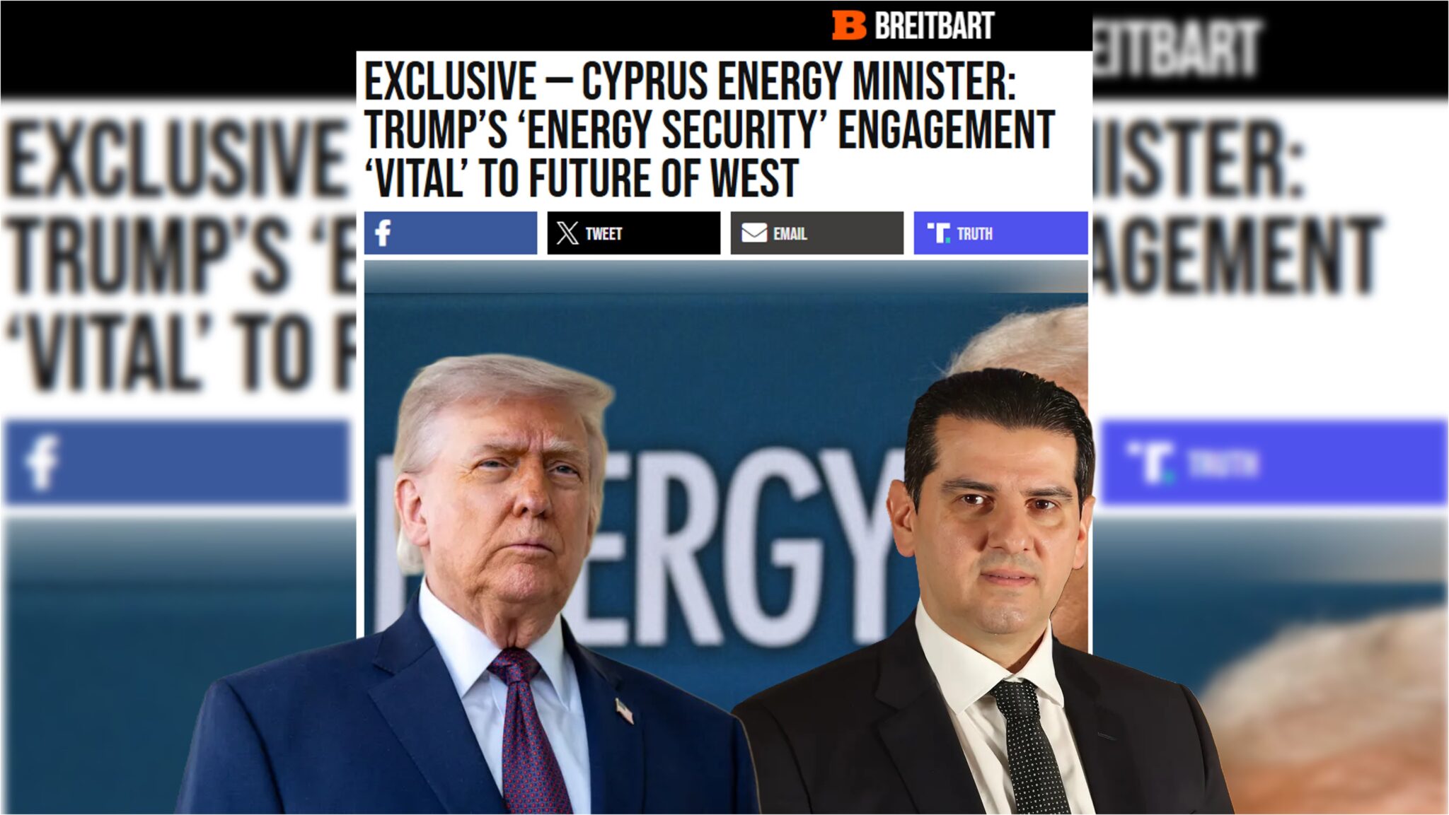 Ο Τραμπ αναδημοσίευσε συνέντευξη Δαμιανού που μιλά για τη «ζωτικής σημασίας» εμπλοκή του