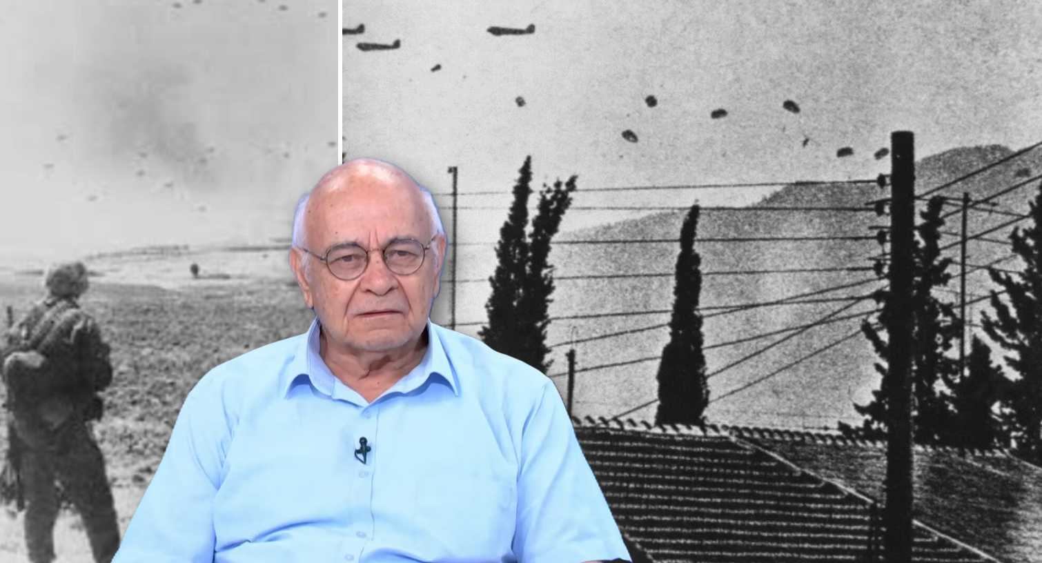 «Ξυπνήσαμε βλέποντας γεμάτο τον ουρανό με αεροπλάνα»: Όσα έζησε ο Βάσος Γεωργίου στην πρώτη γραμμή κατά των Τούρκων εισβολέων