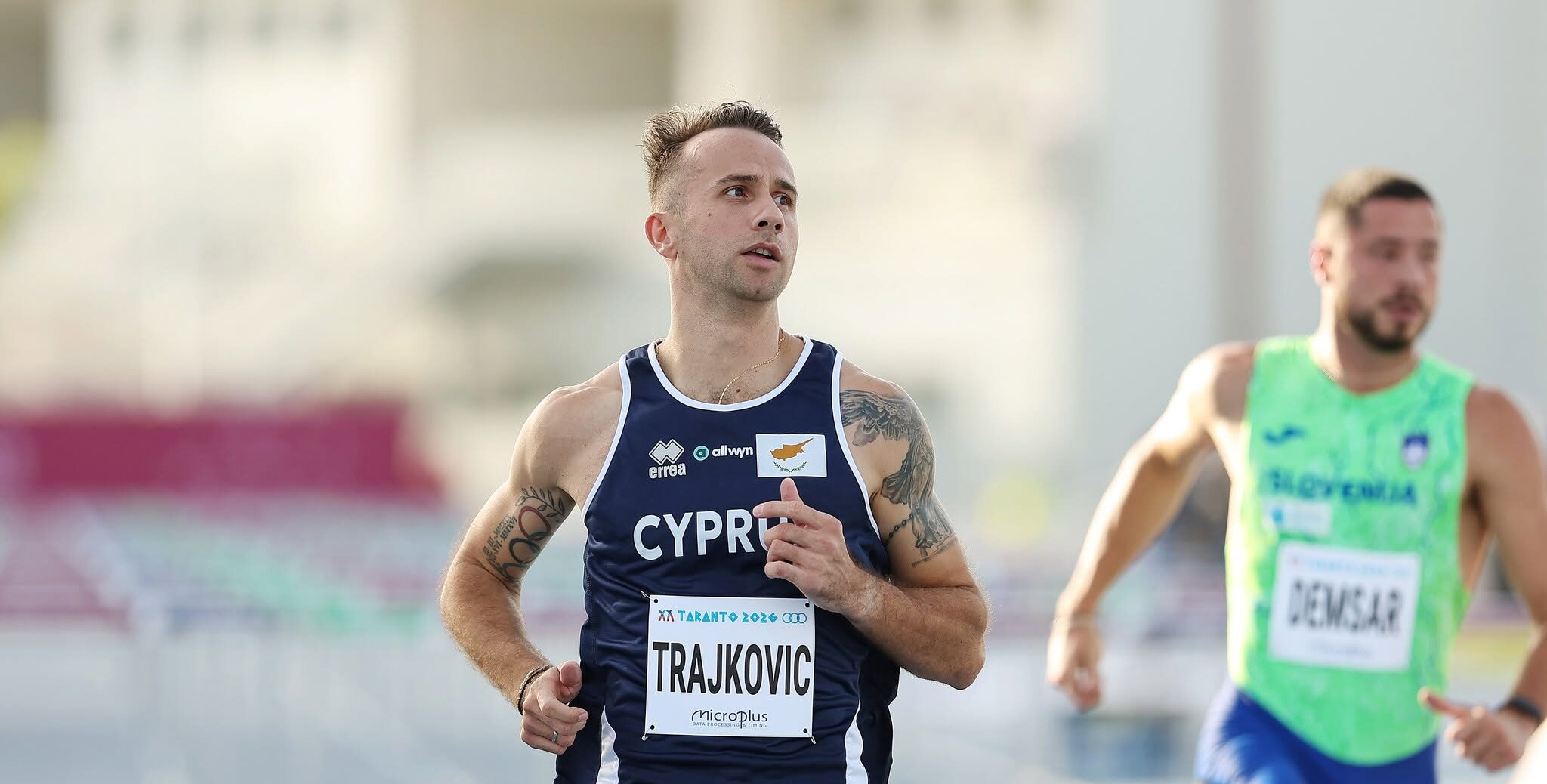 Μεσογειακοί Αγώνες: Αργυρό μετάλλιο με παγκύπριο ρεκόρ για τον Μίλαν Τραΐκοβιτς