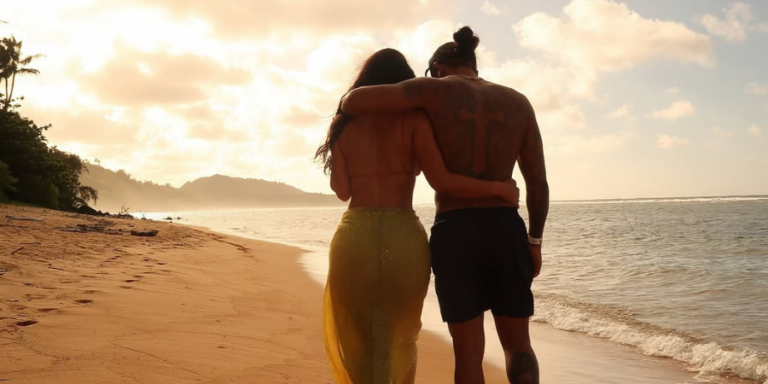 Kardashian & Hamilton: Η αγκαλιά στο ηλιοβασίλεμα και οι τρυφερές στιγμές από τις τροπικές διακοπές τους