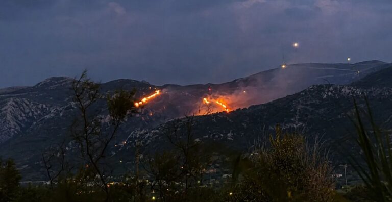 Οριοθετήθηκε η φωτιά στην Κω μετά την ολονύχτια μάχη 