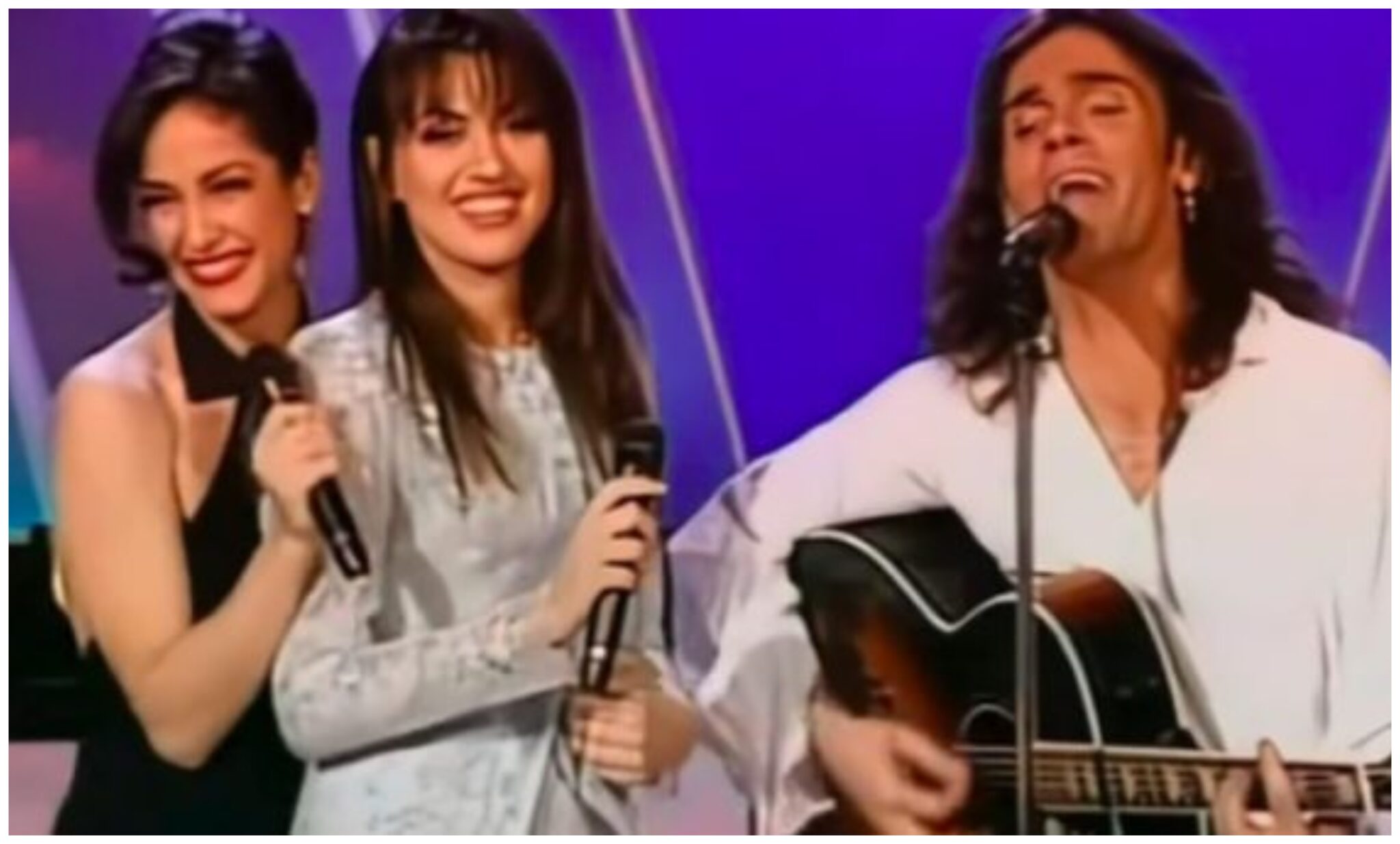Άννα Βίσση, Καίτη Γαρμπή και Στέλιος Ρόκκος μαζί στη σκηνή σε ένα σπάνιο βίντεο από τα ’90s