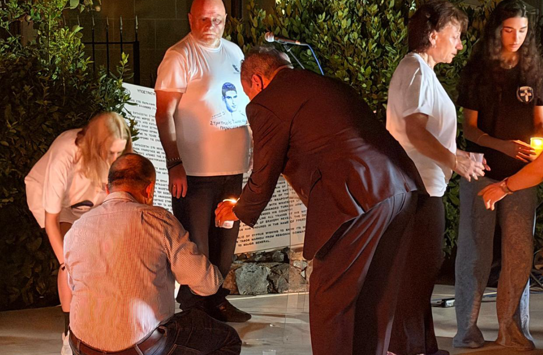 Φλόγες από όλη την Κύπρο ενώθηκαν στο Παραλίμνι στην μνήμη του Τάσου Μάρκου