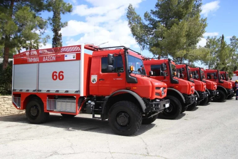 Τμήμα Δασών: Εκπαίδευση στη χρήση των 17 νέων πυροσβεστικών οχημάτων