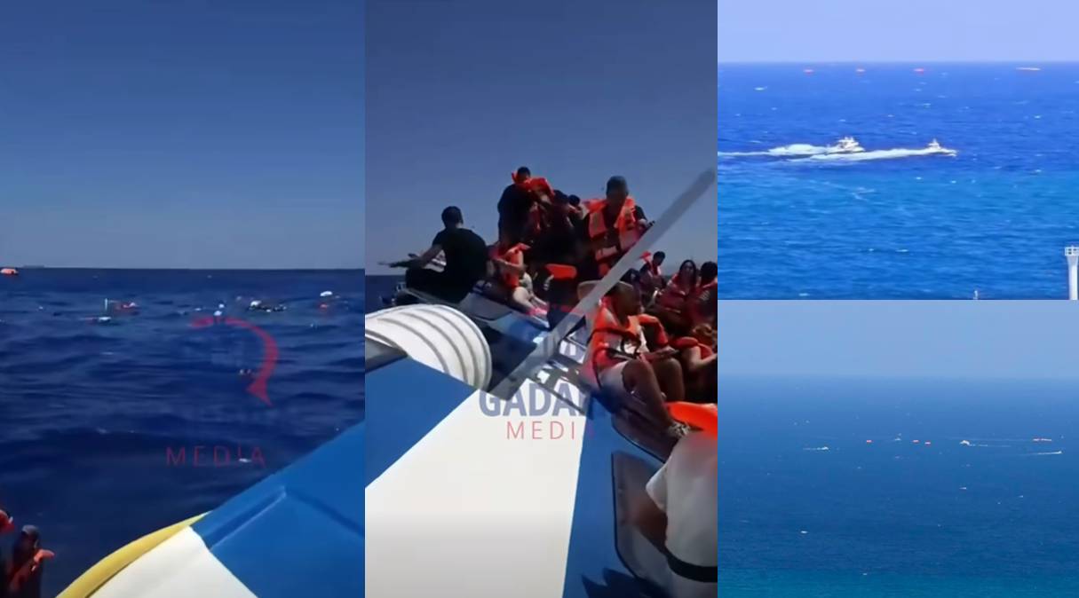 ΒΙΝΤΕΟ: Βυθίστηκε πλοίο με πάνω από 270 επιβαίνοντες στην κατεχόμενη Κερύνεια