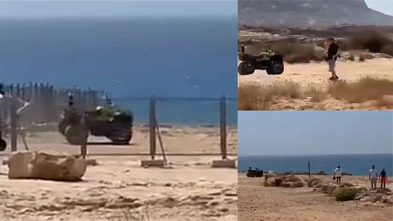 BINTEO: Η στιγμή που τετράτροχη καταλήγει στη θάλασσα του Κάβο Γκρέκο, στο νοσοκομείο 22χρονη