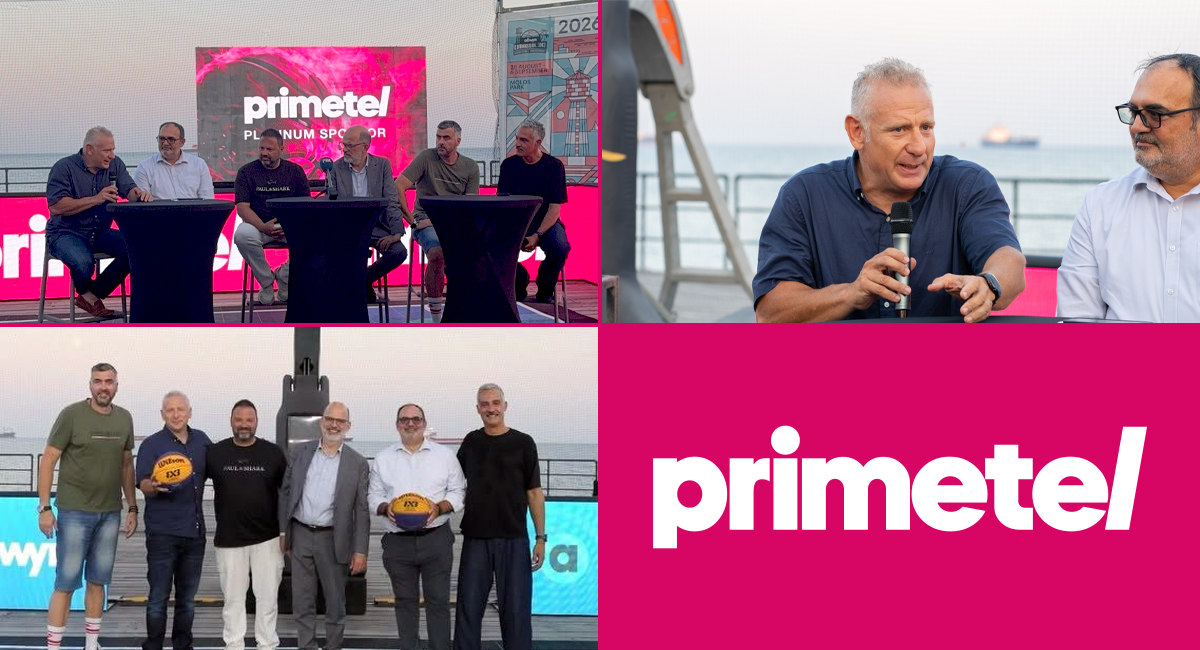 Η Primetel Platinum Χορηγός του Cyprus 3on3 για 4η Συνεχή Χρονιά