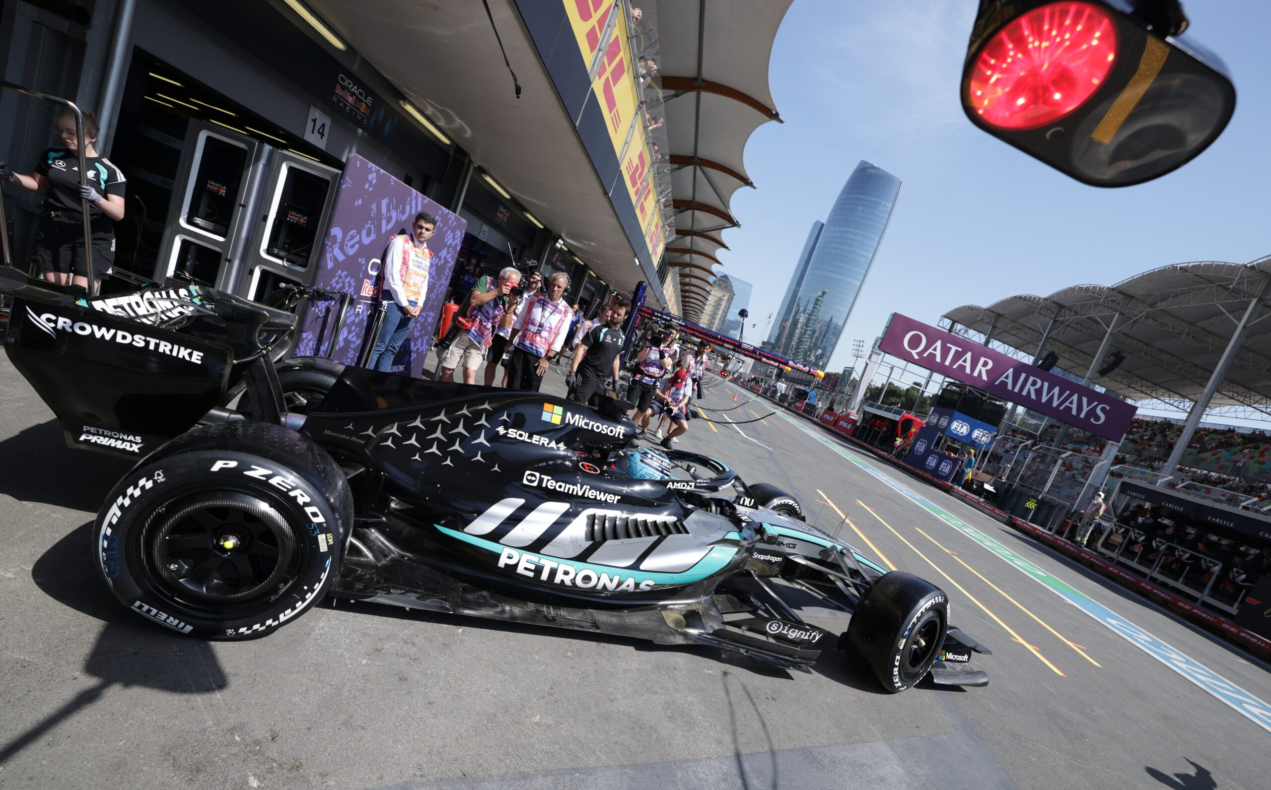Η σειρά εκκίνησης στο grand prix της Formula 1 στο Αζερμπαϊτζάν