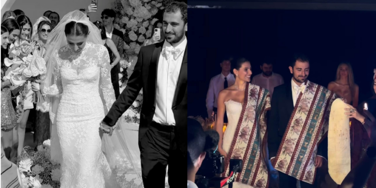 Κωστάνσα Κρητικού: Το Zuhair Murad νυφικό, το έθιμο του Lavash και οι Αρμένιοι χορευτές που έκλεψαν την παράσταση