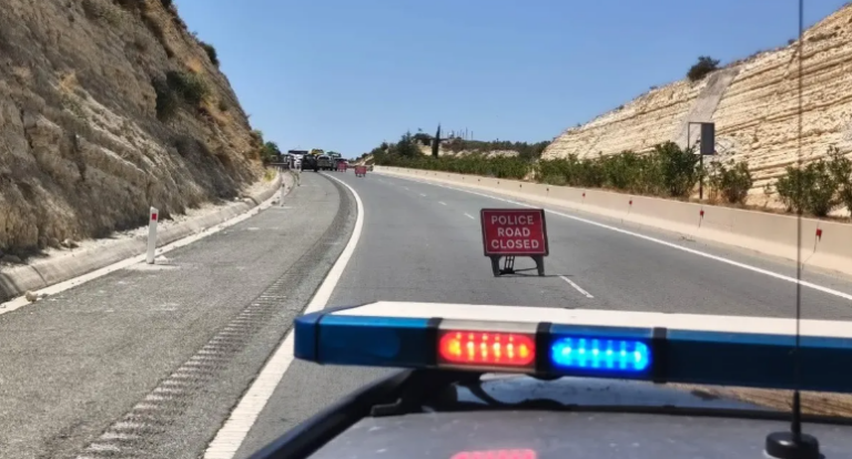Έκκληση αστυνομίας των Βάσεων για το θανατηφόρο μετά τη σήραγγα προς Πάφο με θύμα 76χρονο