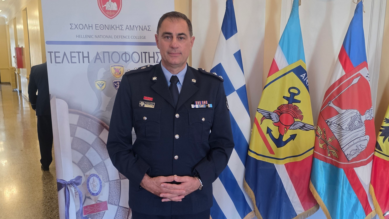 Αποφοίτησε από τη Σχολή Εθνικής Άμυνας της Ελλάδας ο Ανδρέας Αγγελίδης
