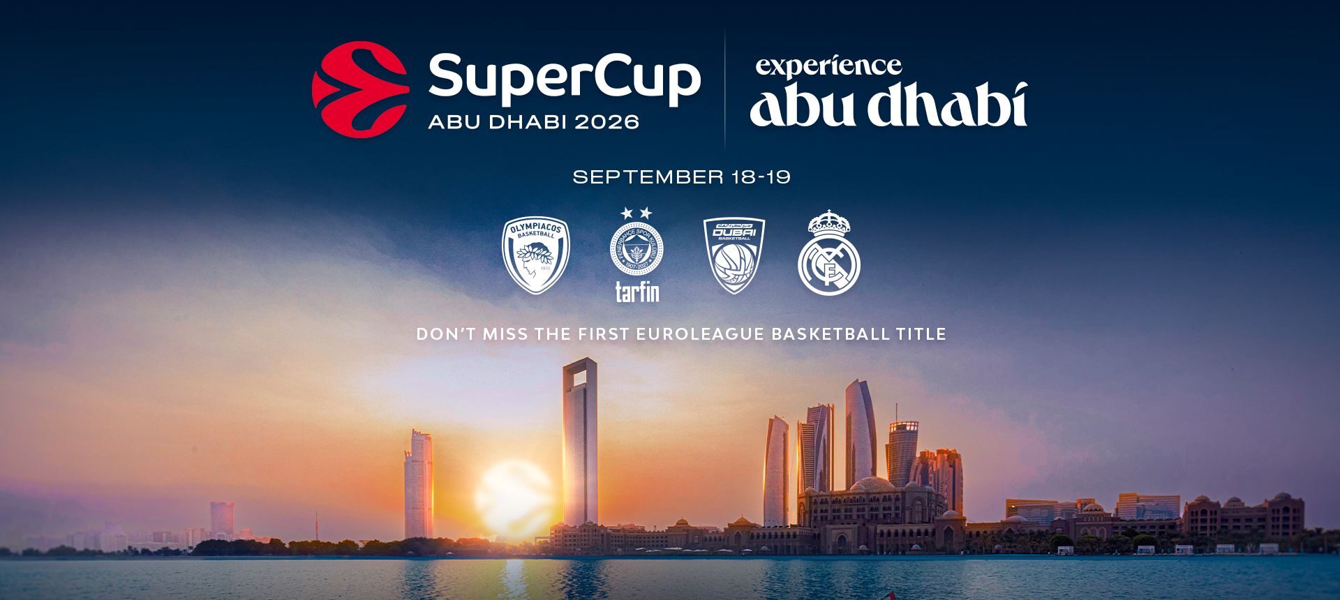 Euroleague Super Cup: «Μάχες» Ολυμπιακού-Φενέρμπαχτσε και Dubai BC-Ρεάλ Μαδρίτης – Ζωντανά από τον Alpha Κύπρου (ΒΙΝΤΕΟ)