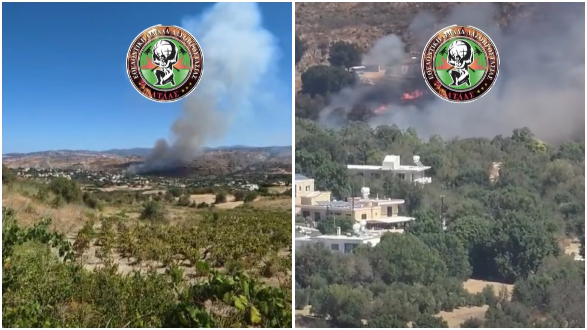 Μάχη από ξηράς και αέρος στην Γιόλου: Ισχυρές δυνάμεις για κατάσβεση της πυρκαγιάς (ΒΙΝΤΕΟ)