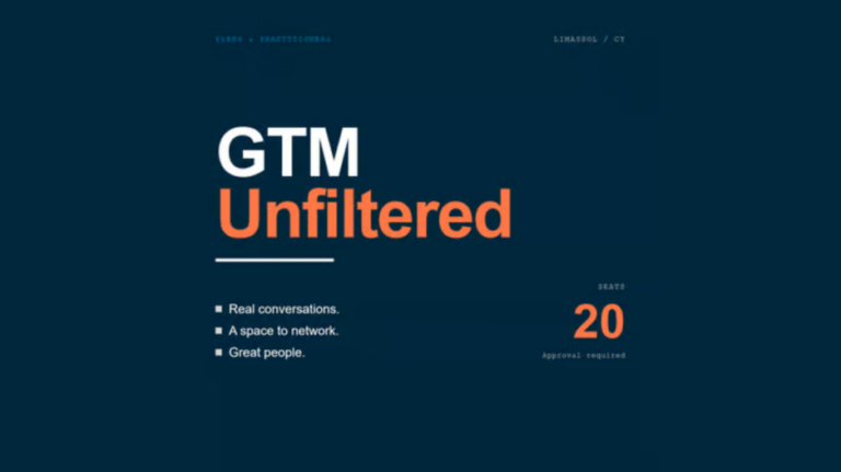 GTM Unfiltered: Αποκλειστικό Limassol Meetup για επιχειρηματίες που ψάχνουν επέκταση σε διεθνείς αγορές