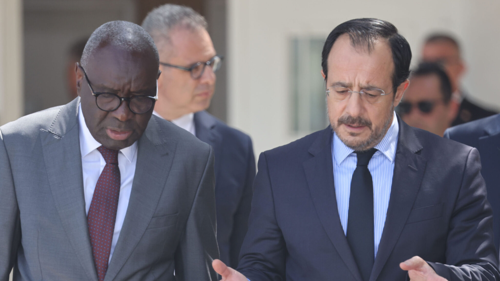 Έριξε νέες ιδέες ο Χριστοδουλίδης στη συνάντηση με Έρχιουρμαν: «Μπορούν το συντομότερο να μας οδηγήσουν σε θετικές εξελίξεις»