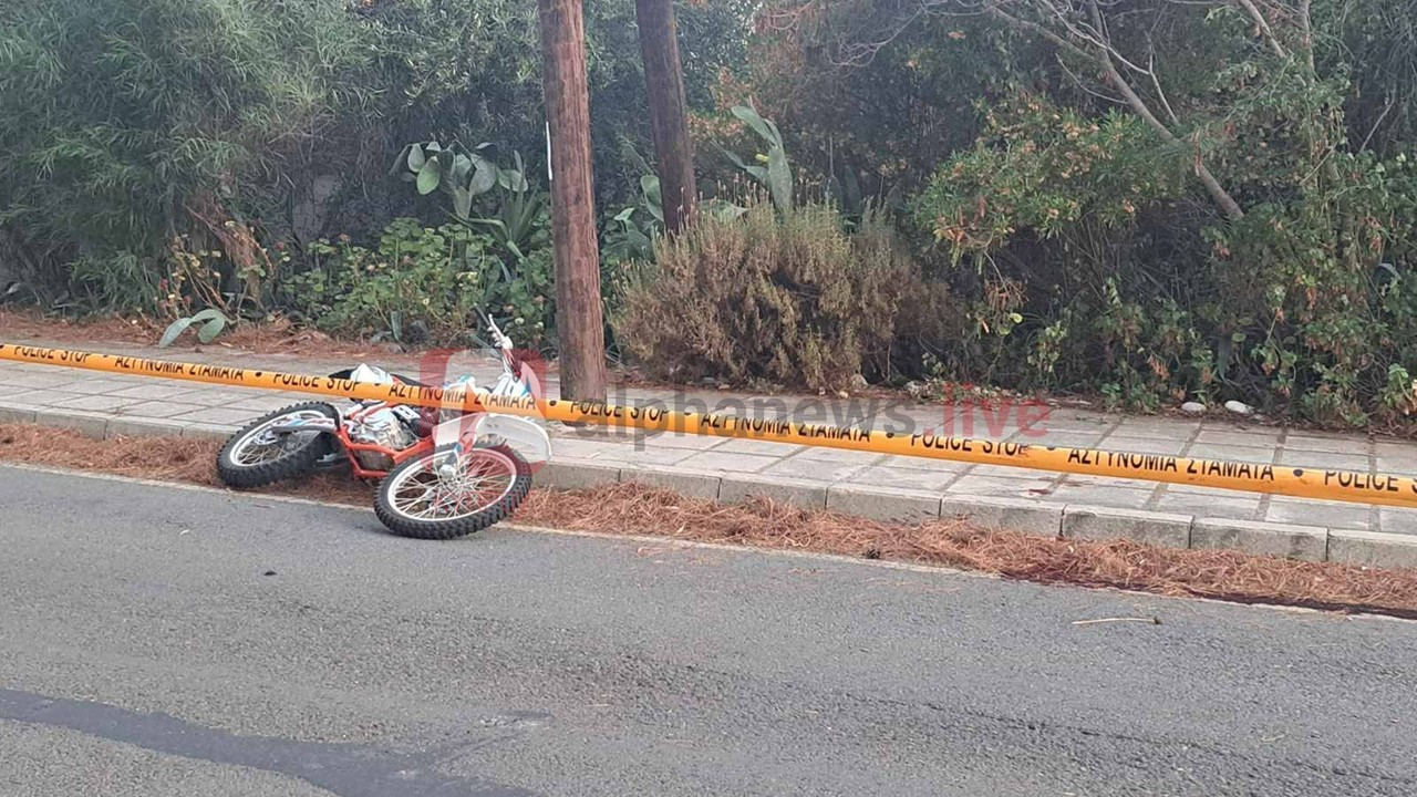 ΦΩΤΟ: Θρήνος στην Πάφο για τον 16χρονο Γιώργο Χατζηιωάννου, ιδού η μοιραία μοτοσικλέτα
