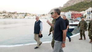 Μητσοτάκης από Καστελλόριζο προς Τουρκία: «Δεν απειλούμε κανέναν, αλλά δεν δεχόμαστε απειλές»