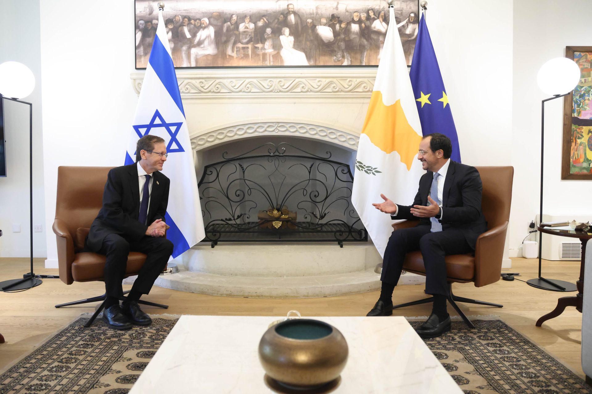 «Επιβεβαίωση της αναβαθμισμένης στρατηγικής σχέσης»: Πώς είδαν στο Ισραήλ την επίσκεψη Χέρτσογκ στη Λευκωσία