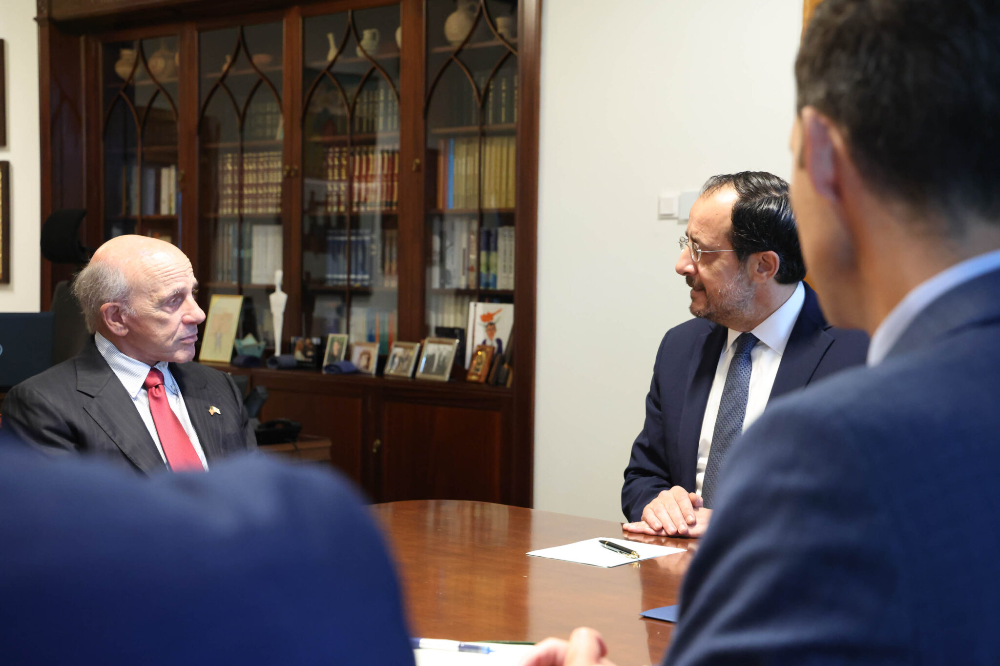 Θέλει να πάει στην «Ανδρέας Παπανδρέου» ο Μπρέσλοου: Τι συζήτησαν αμερικανός Πρέσβης και Πρόεδρος Χριστοδουλίδης