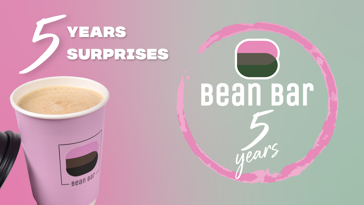 Το BeanBar γιορτάζει 5 χρόνια γεμάτα γεύσεις, ενέργεια και θετική διάθεση