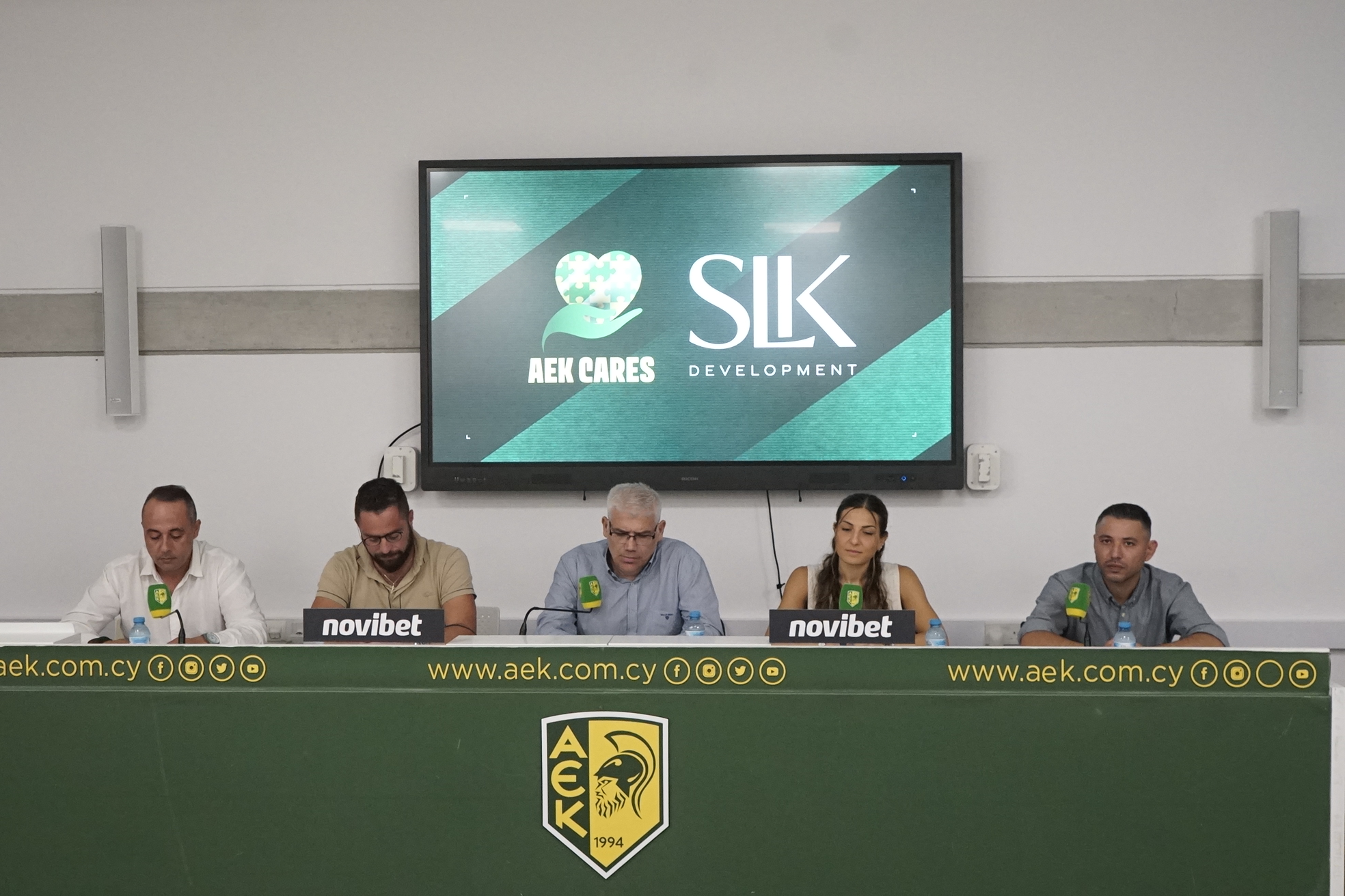 AEK C.A.R.E.S.: Η δημοσιογραφική διάσκεψη για τον απολογισμό και τη συνέχεια της κοινωνικής δράσης