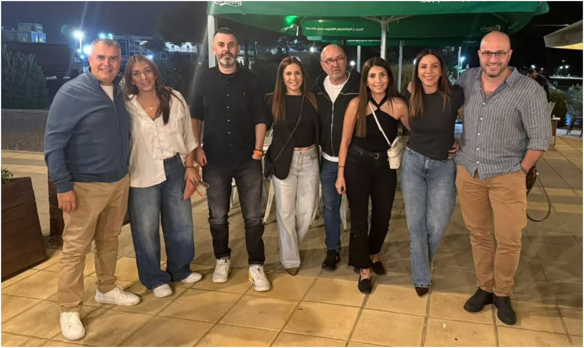 Τα νυχτοπερπατήματα των παρουσιαστών των ενημερωτικών εκπομπών της Κύπρου στο κέντρο της Λευκωσίας