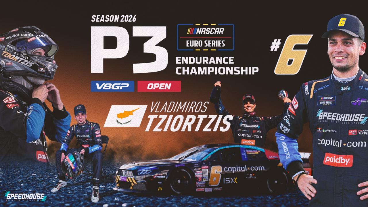 Στην 3η θέση του Ευρωπαϊκού Πρωταθλήματος NASCAR οδήγησε ο Τζιωρτζής το Capital.com Ford Mustang V8
