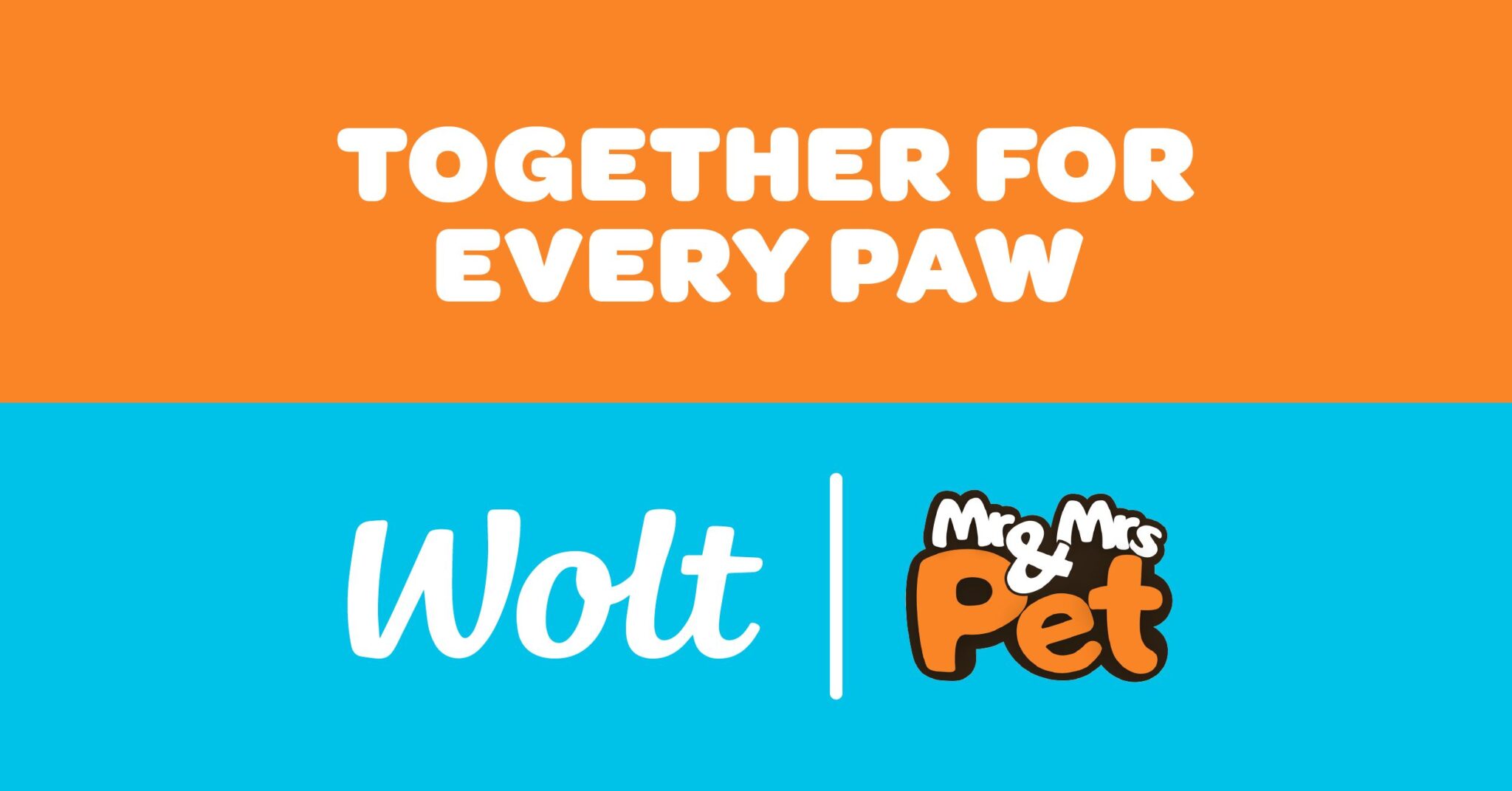 «Together for Every Paw»: Wolt και Mr & Mrs Pet στηρίζουν τα καταφύγια ζώων