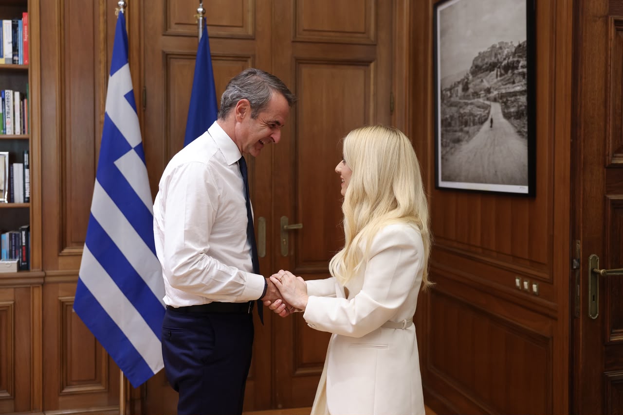 «Κύπρος-Ελλάδα με κοινή στρατηγική»: Είδε Μητσοτάκη η Αννίτα, γεμάτη η ατζέντα της συνάντησης