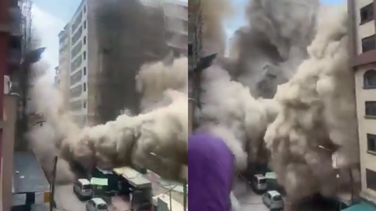 Συγκλονιστικό βίντεο: Η στιγμή που πολυώροφο κτίριο καταρρέει σαν χάρτινος πύργος στο Ναϊρόμπι