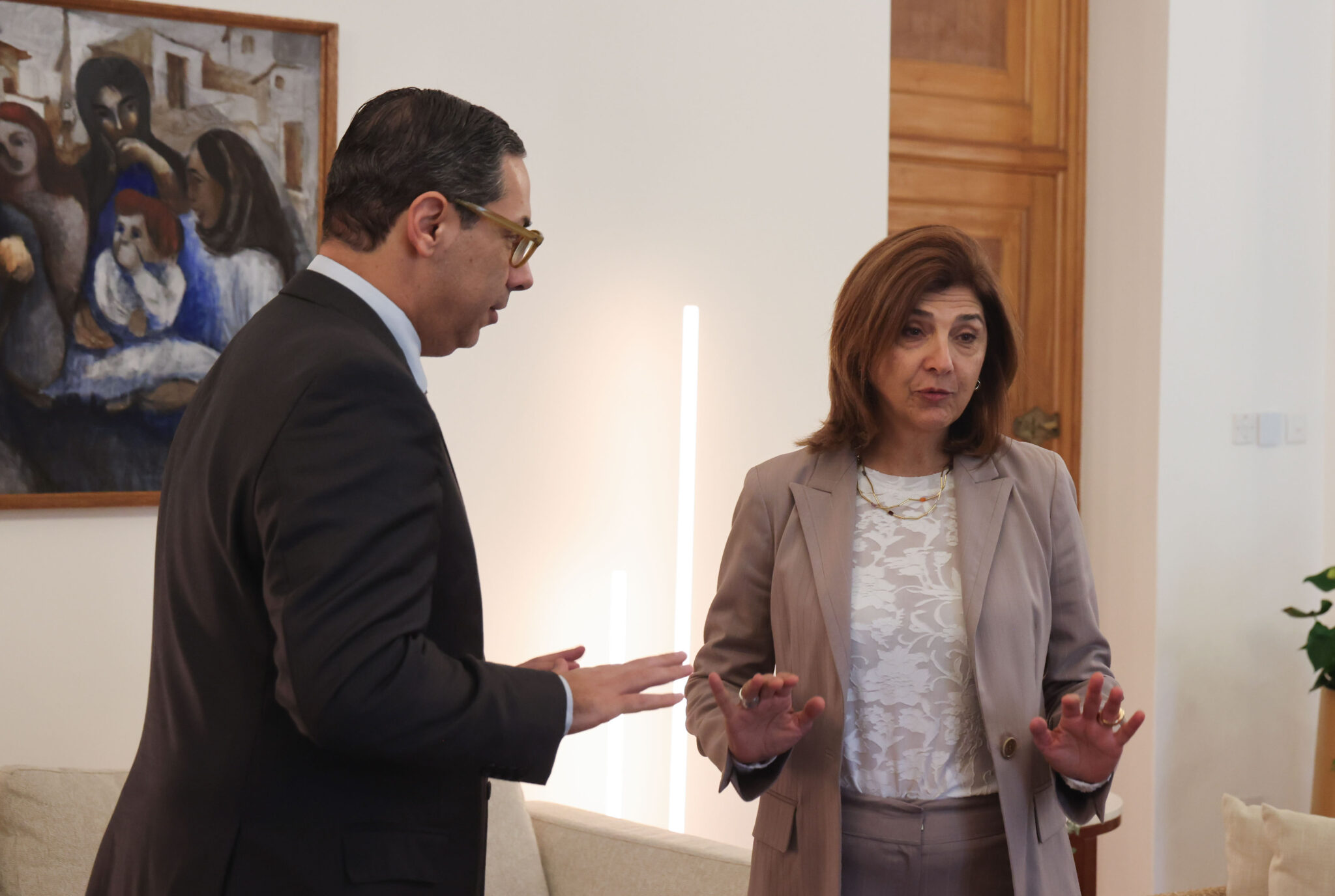 «Όχι, όχι, όχι»: Τι απέρριψε κατηγορηματικά η Ολγκίν μετά τη συνάντηση με τον Νίκο Χριστοδουλίδη