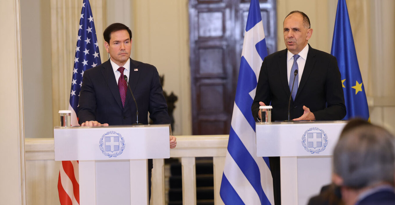 «Η Ελλάδα, ισχυρός σύμμαχος των ΗΠΑ» λέει ο Ρούμπιο, η αναφορά Γεραπετρίτη σε Κύπρο κι όσα είπε για ενέργεια και άμυνα